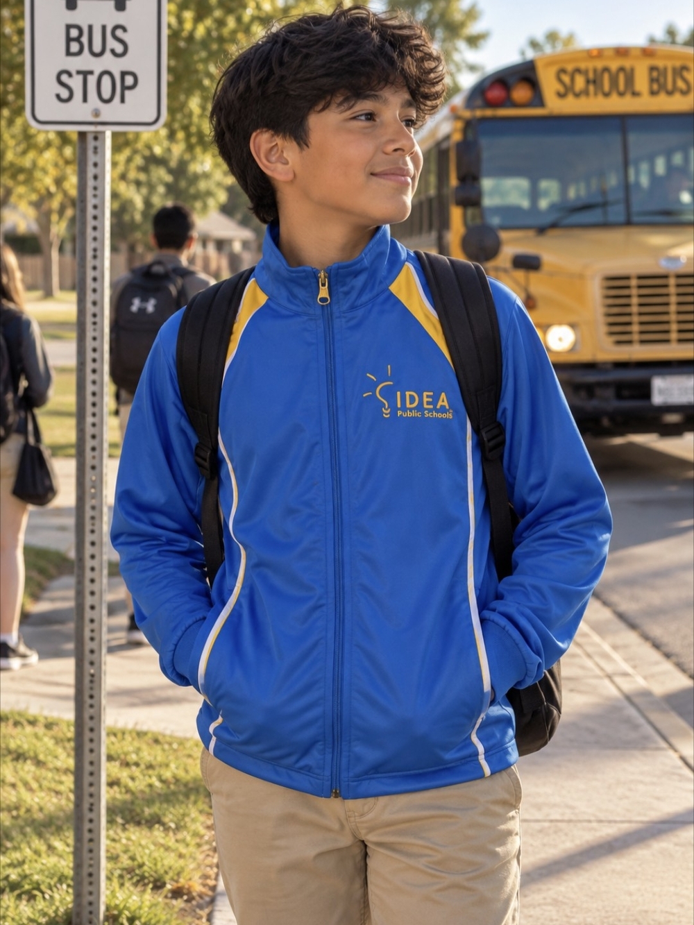 IDEA Public Schools Jacket- Athletic Zip-up Jacket- Adult Small